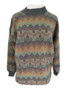 Artesianias Los Andes Alpaca Fair Isle Sweater